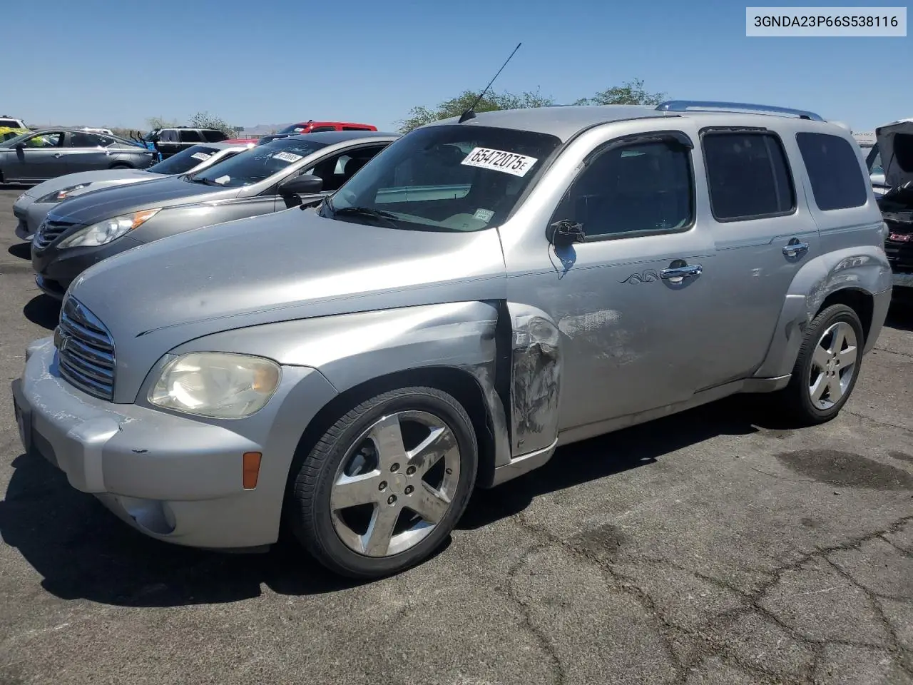 2006 Chevrolet Hhr Lt VIN: 3GNDA23P66S538116 Lot: 65472075