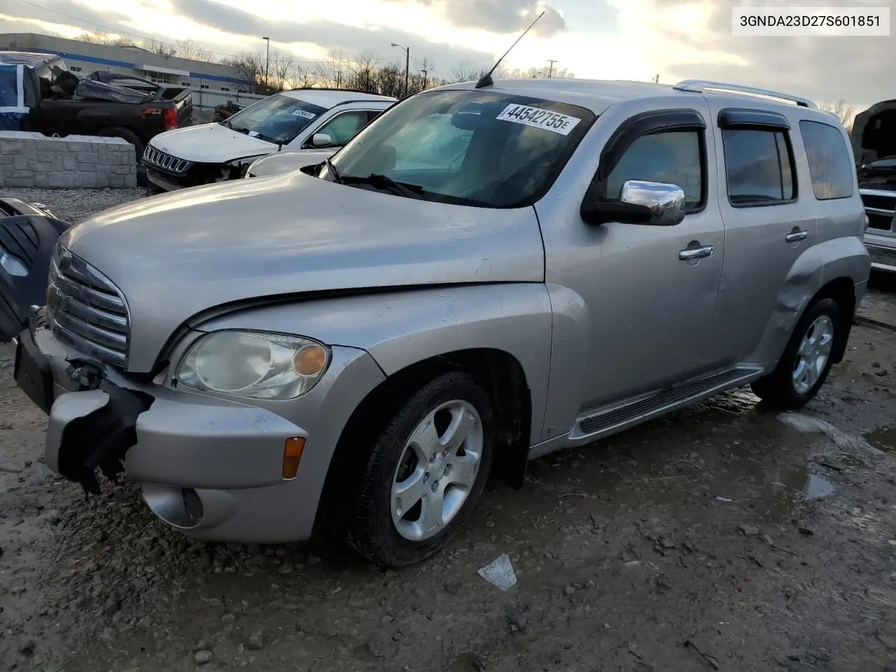 2007 Chevrolet Hhr Lt VIN: 3GNDA23D27S601851 Lot: 44542755