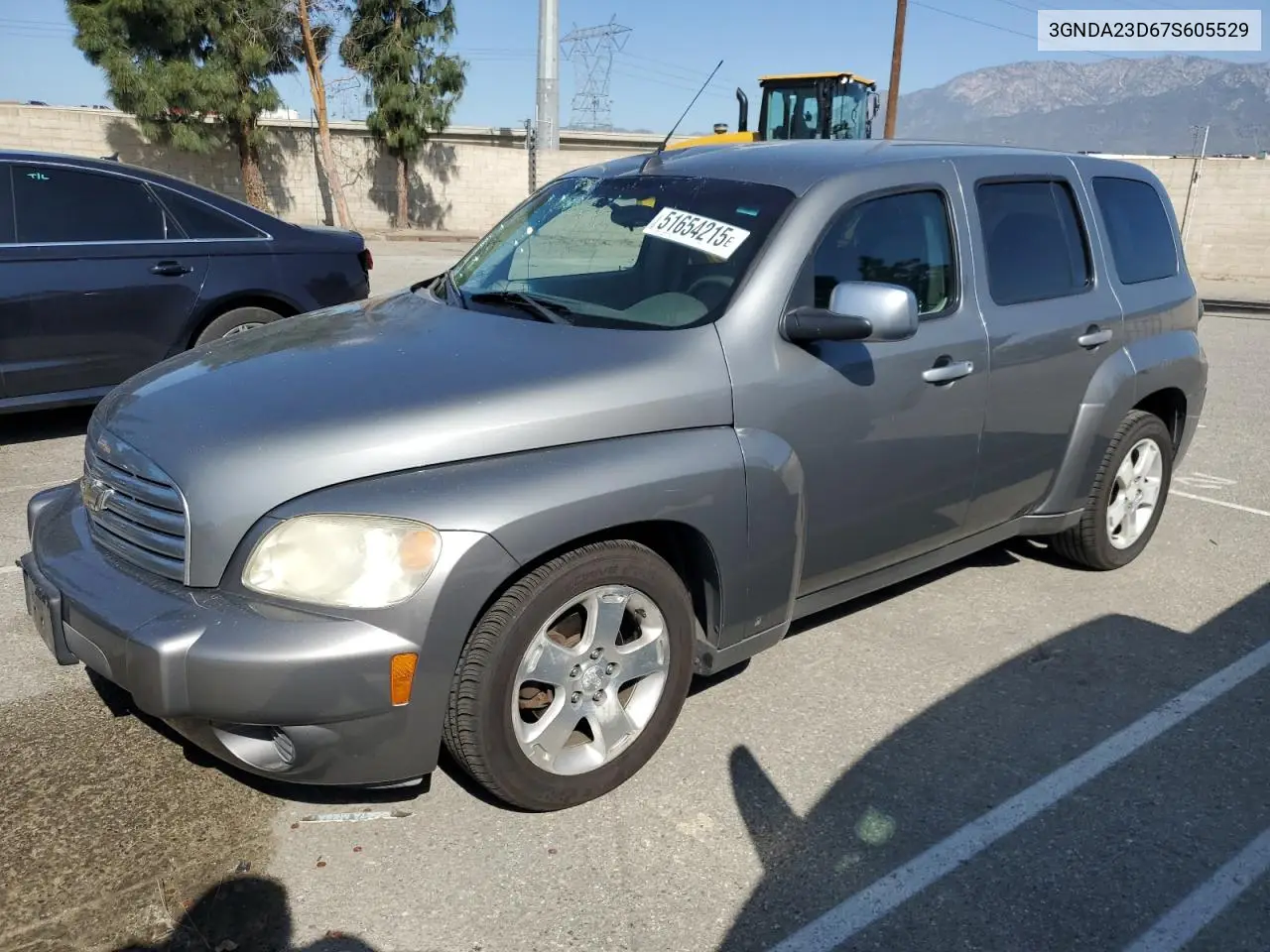 2007 Chevrolet Hhr Lt VIN: 3GNDA23D67S605529 Lot: 51654215