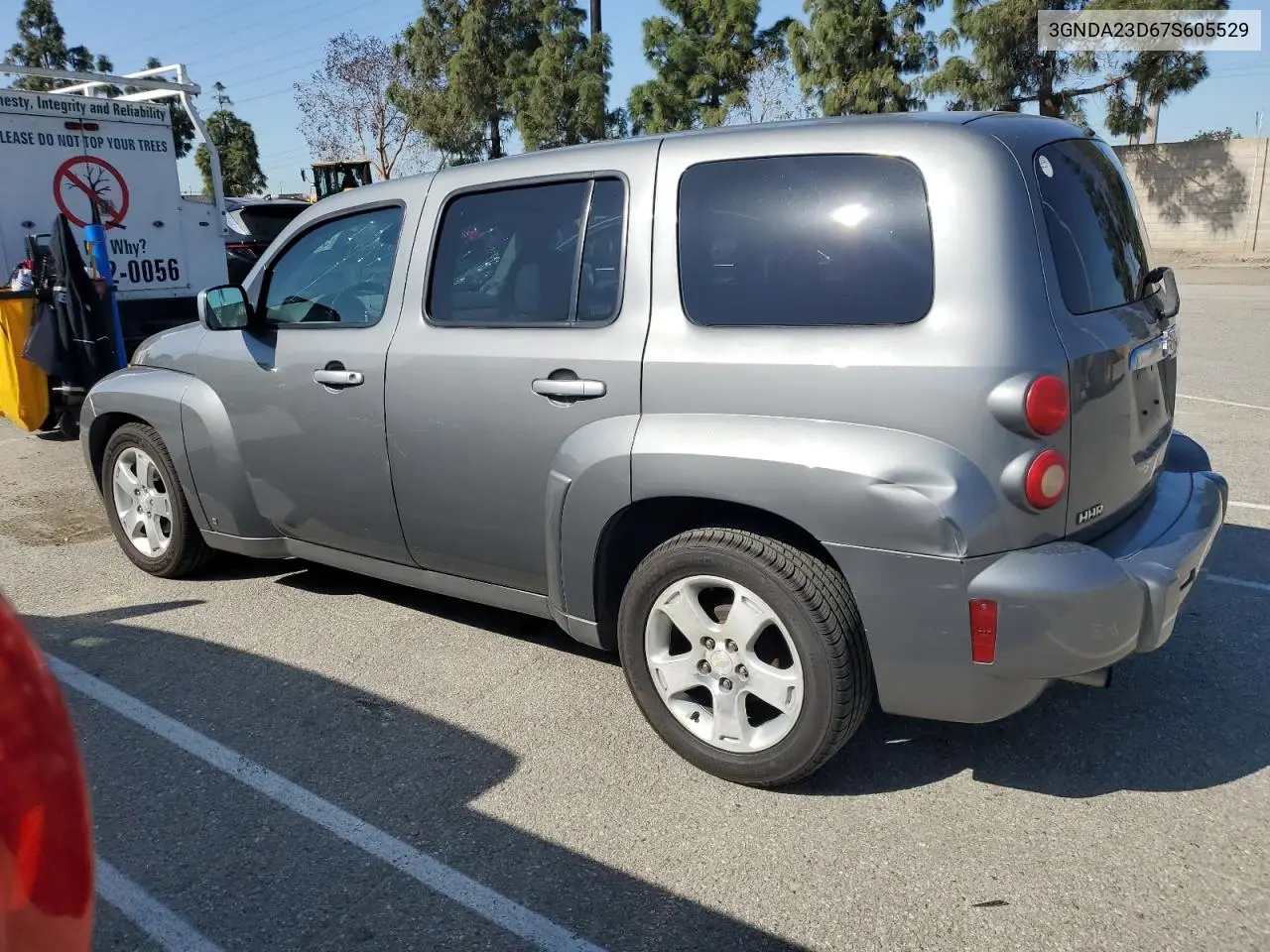 2007 Chevrolet Hhr Lt VIN: 3GNDA23D67S605529 Lot: 51654215