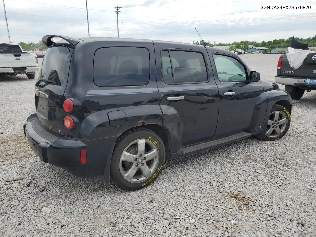 2007 Chevrolet Hhr Lt VIN: 3GNDA33PX7S570820 Lot: 56100655