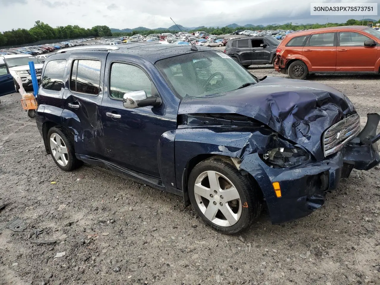 2007 Chevrolet Hhr Lt VIN: 3GNDA33PX7S573751 Lot: 56372585