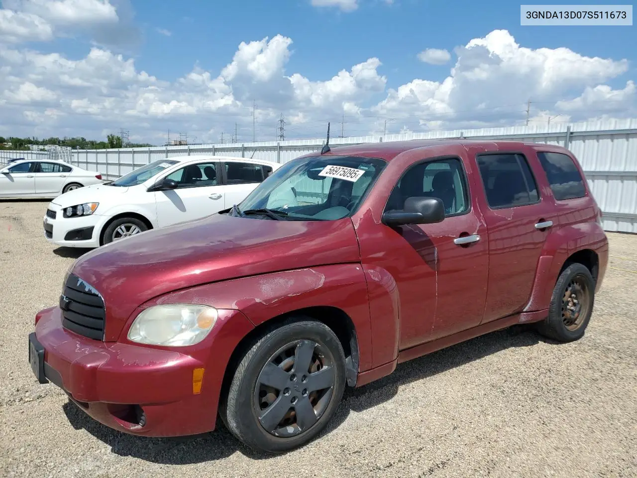 2007 Chevrolet Hhr Ls VIN: 3GNDA13D07S511673 Lot: 56975095