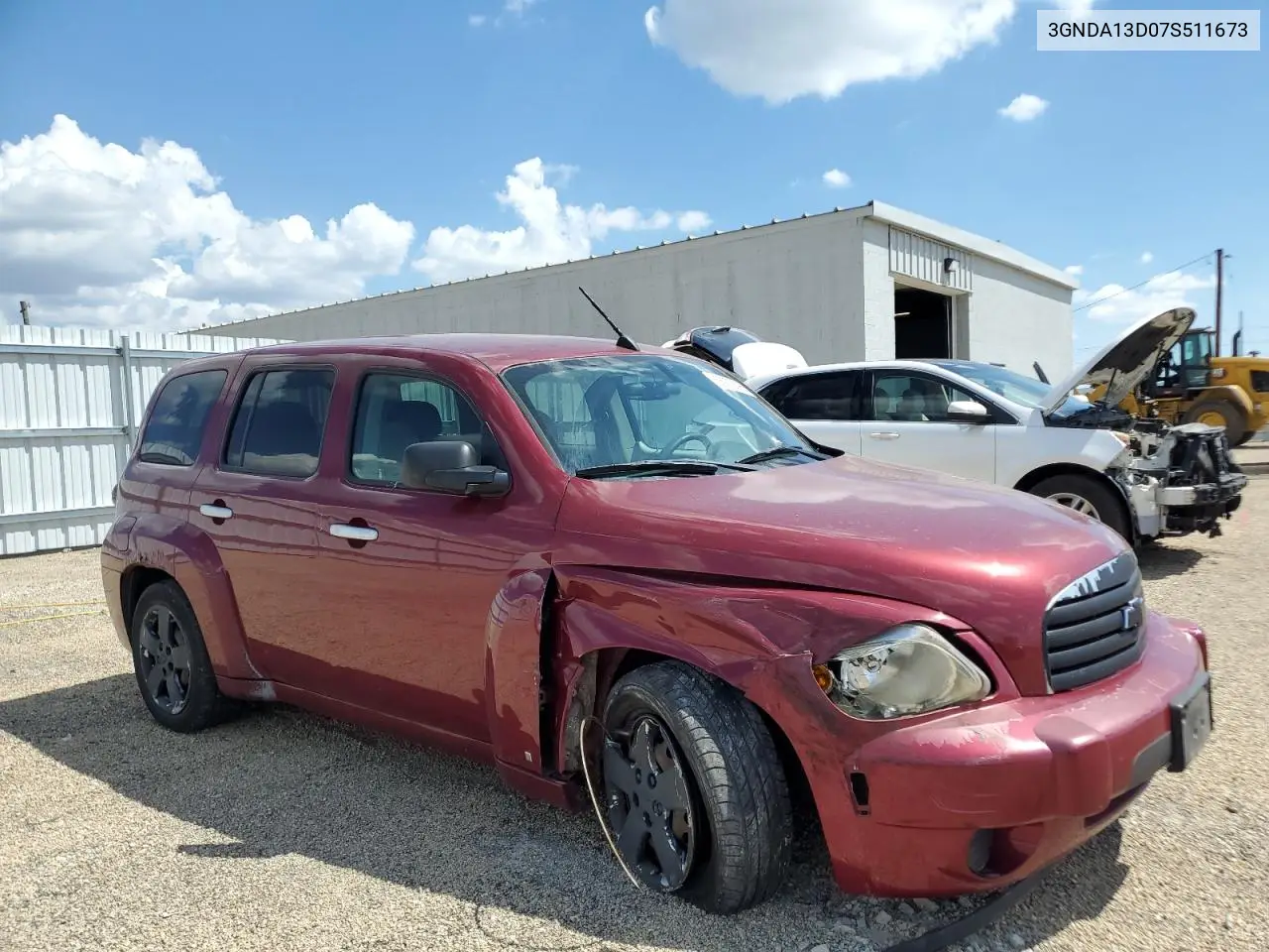 2007 Chevrolet Hhr Ls VIN: 3GNDA13D07S511673 Lot: 56975095