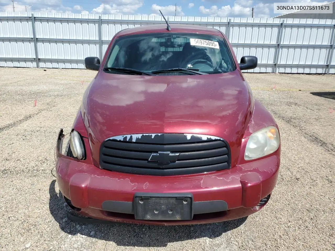2007 Chevrolet Hhr Ls VIN: 3GNDA13D07S511673 Lot: 56975095