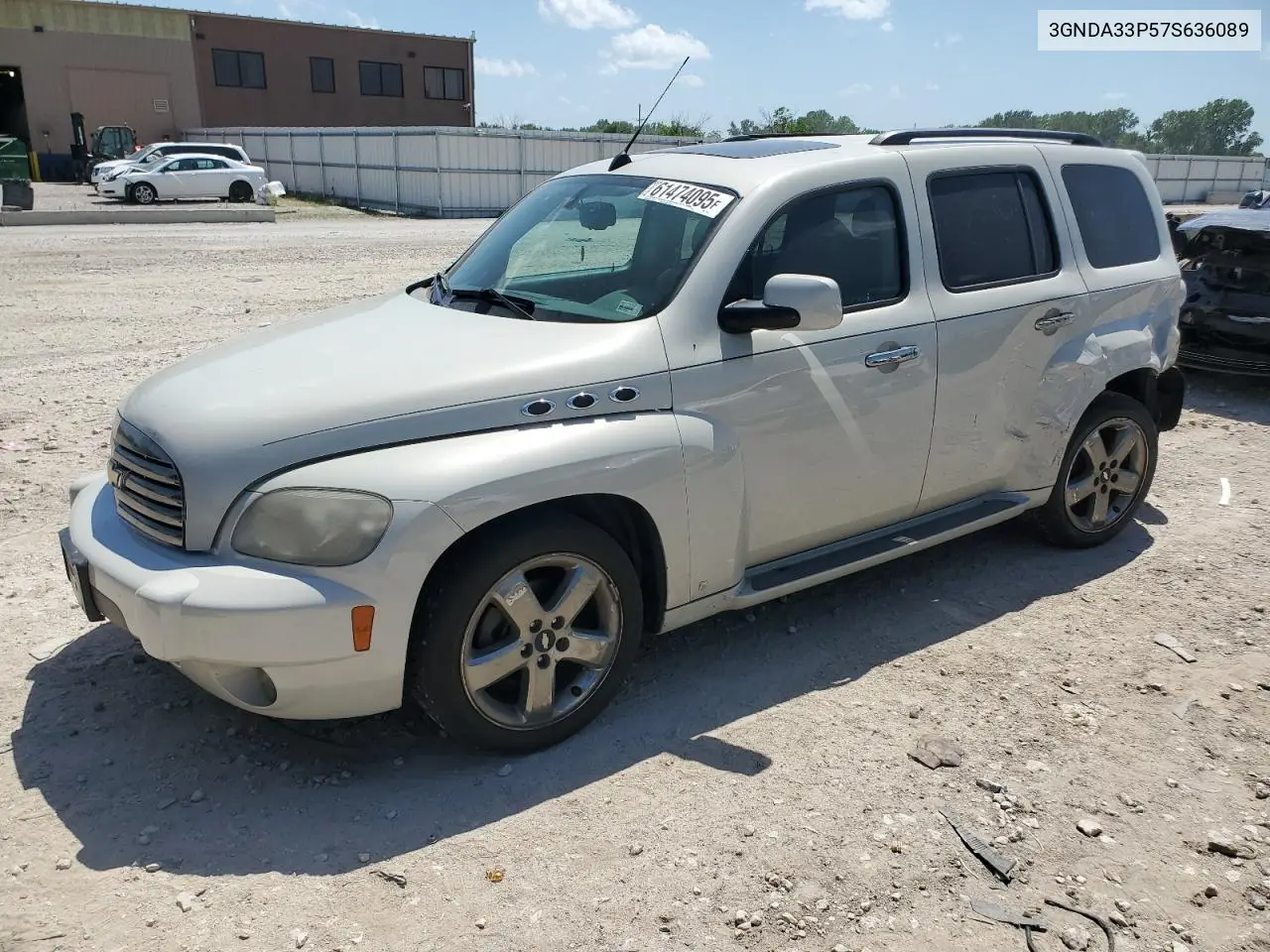 2007 Chevrolet Hhr Lt VIN: 3GNDA33P57S636089 Lot: 61474095