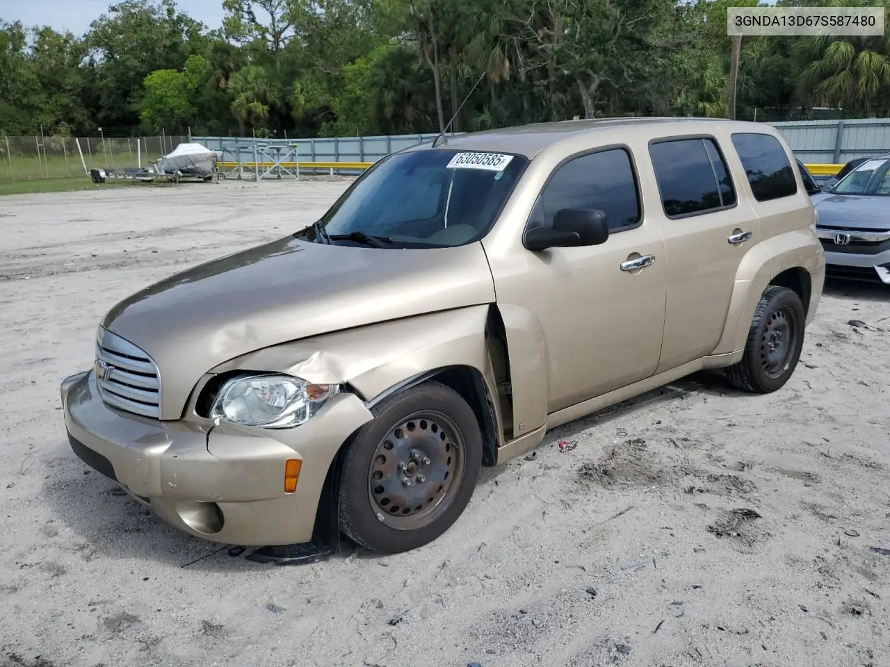 2007 Chevrolet Hhr Ls VIN: 3GNDA13D67S587480 Lot: 63050585
