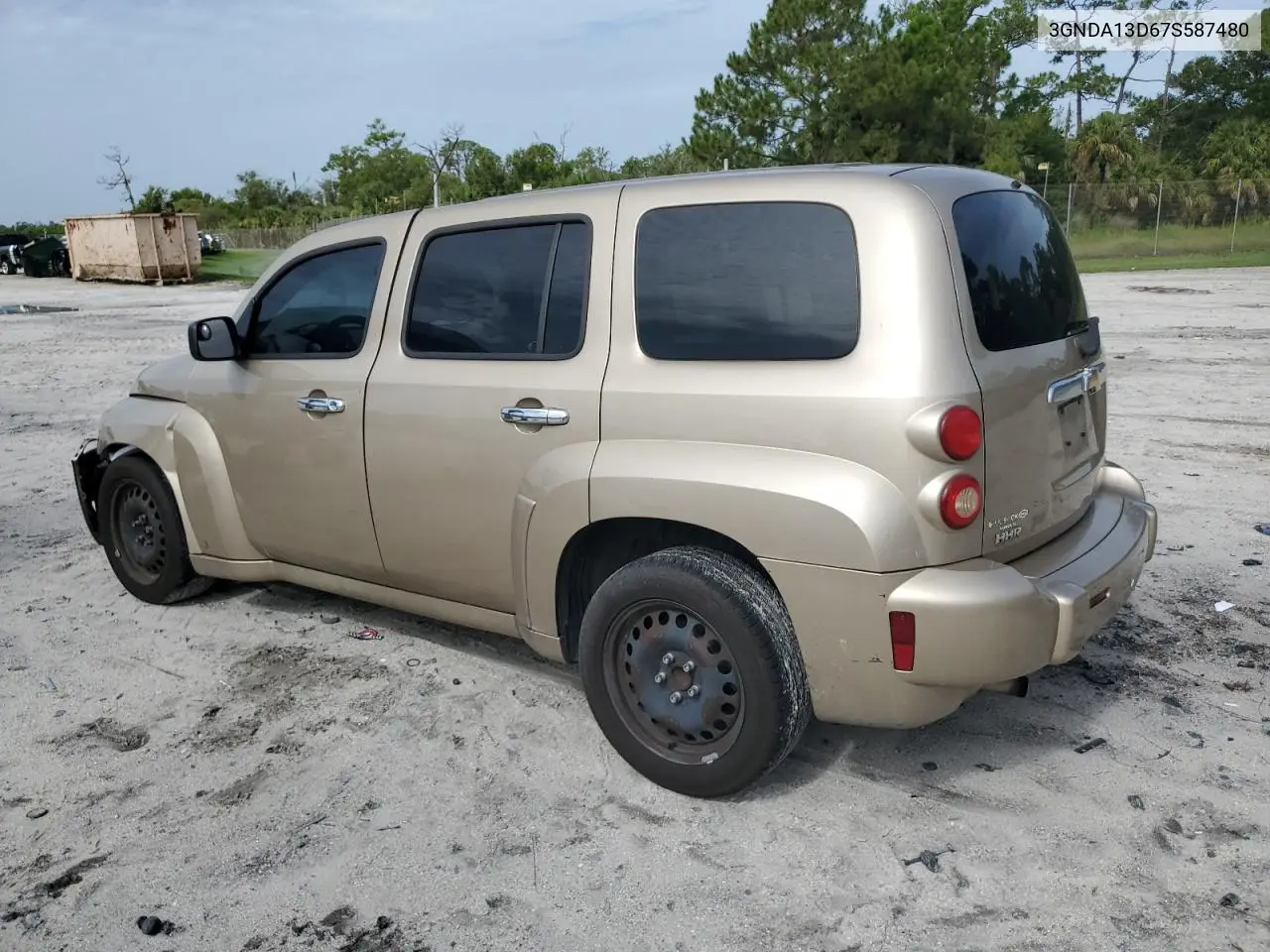 2007 Chevrolet Hhr Ls VIN: 3GNDA13D67S587480 Lot: 63050585