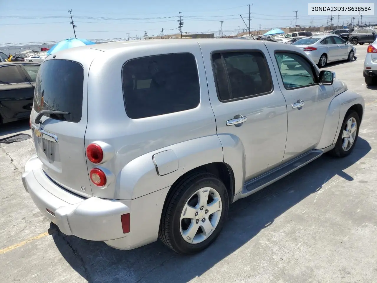 2007 Chevrolet Hhr Lt VIN: 3GNDA23D37S638584 Lot: 66314575