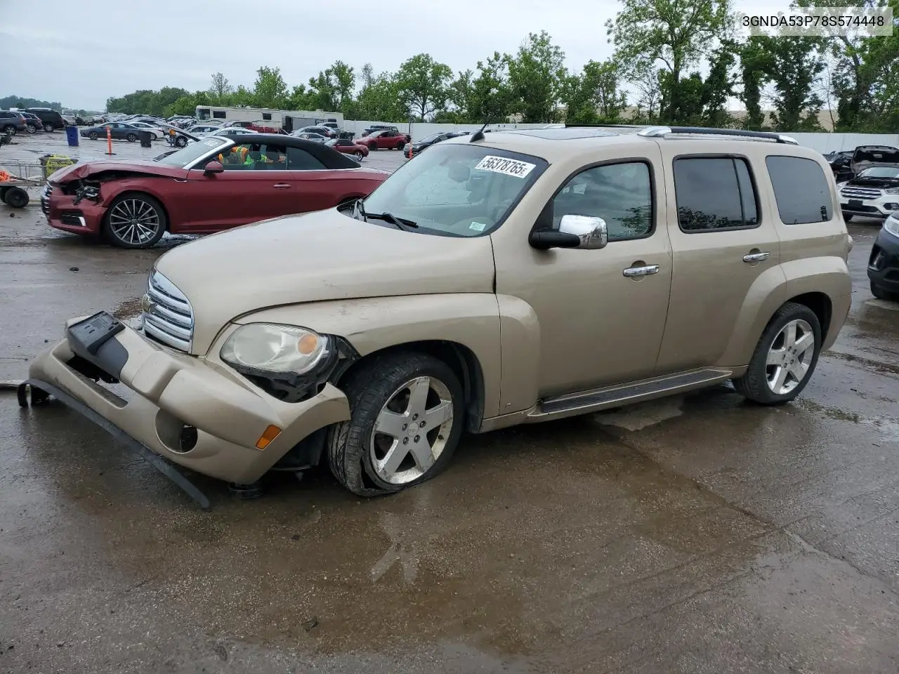 2008 Chevrolet Hhr Lt VIN: 3GNDA53P78S574448 Lot: 56378765