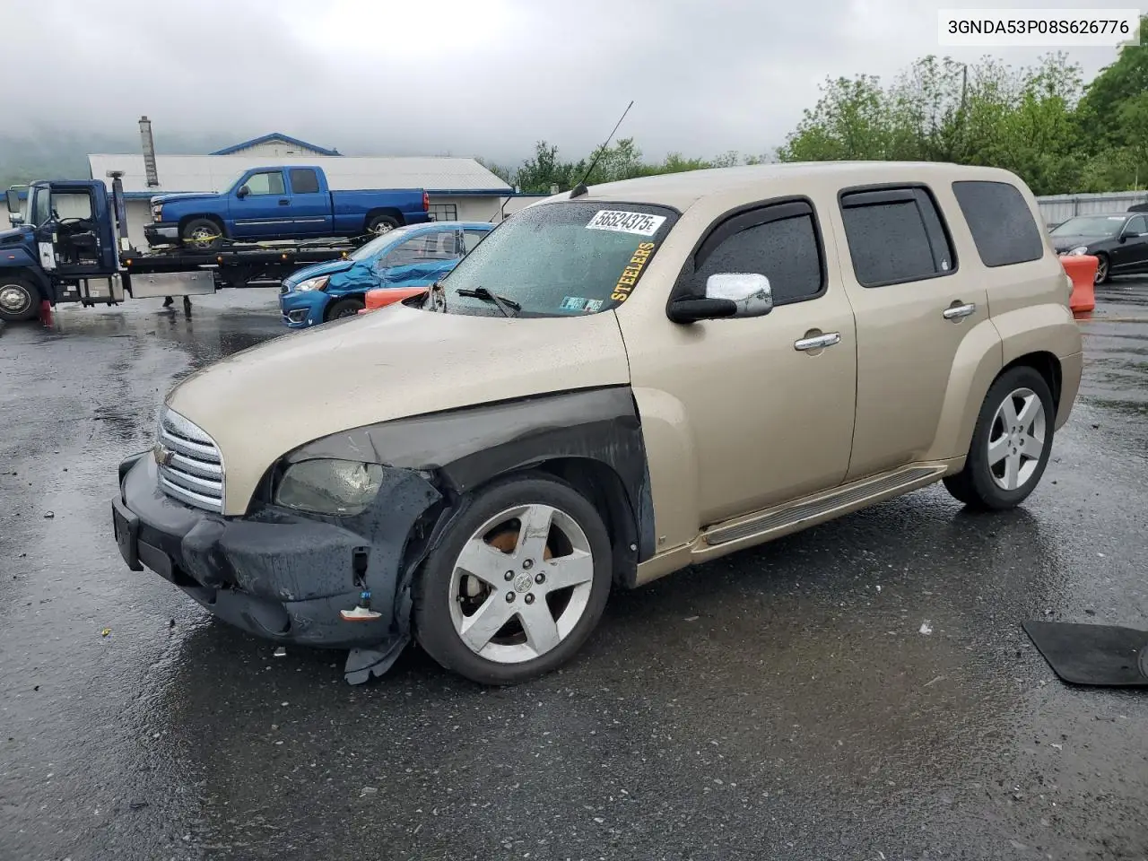 2008 Chevrolet Hhr Lt VIN: 3GNDA53P08S626776 Lot: 56524375