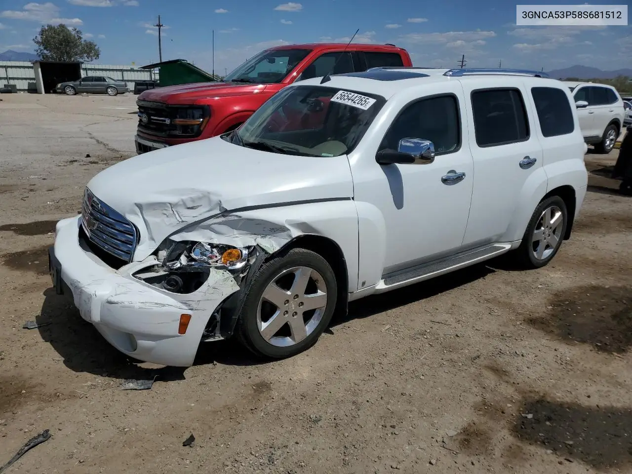 2008 Chevrolet Hhr Lt VIN: 3GNCA53P58S681512 Lot: 56544265