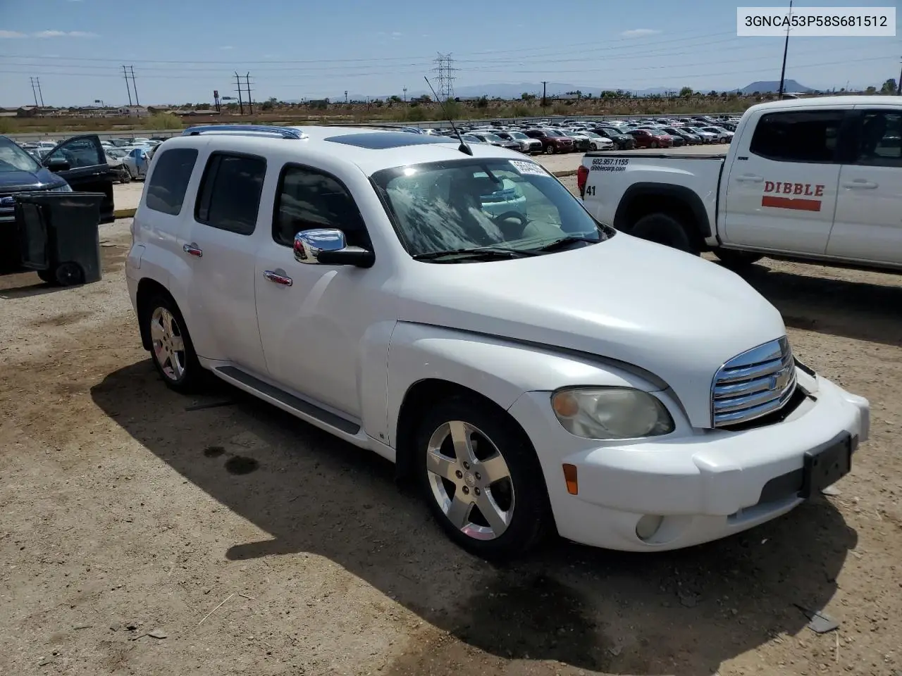 2008 Chevrolet Hhr Lt VIN: 3GNCA53P58S681512 Lot: 56544265