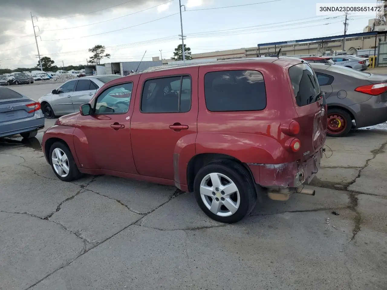 2008 Chevrolet Hhr Lt VIN: 3GNDA23D08S651472 Lot: 59699445