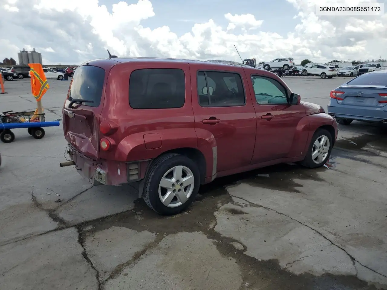 2008 Chevrolet Hhr Lt VIN: 3GNDA23D08S651472 Lot: 59699445