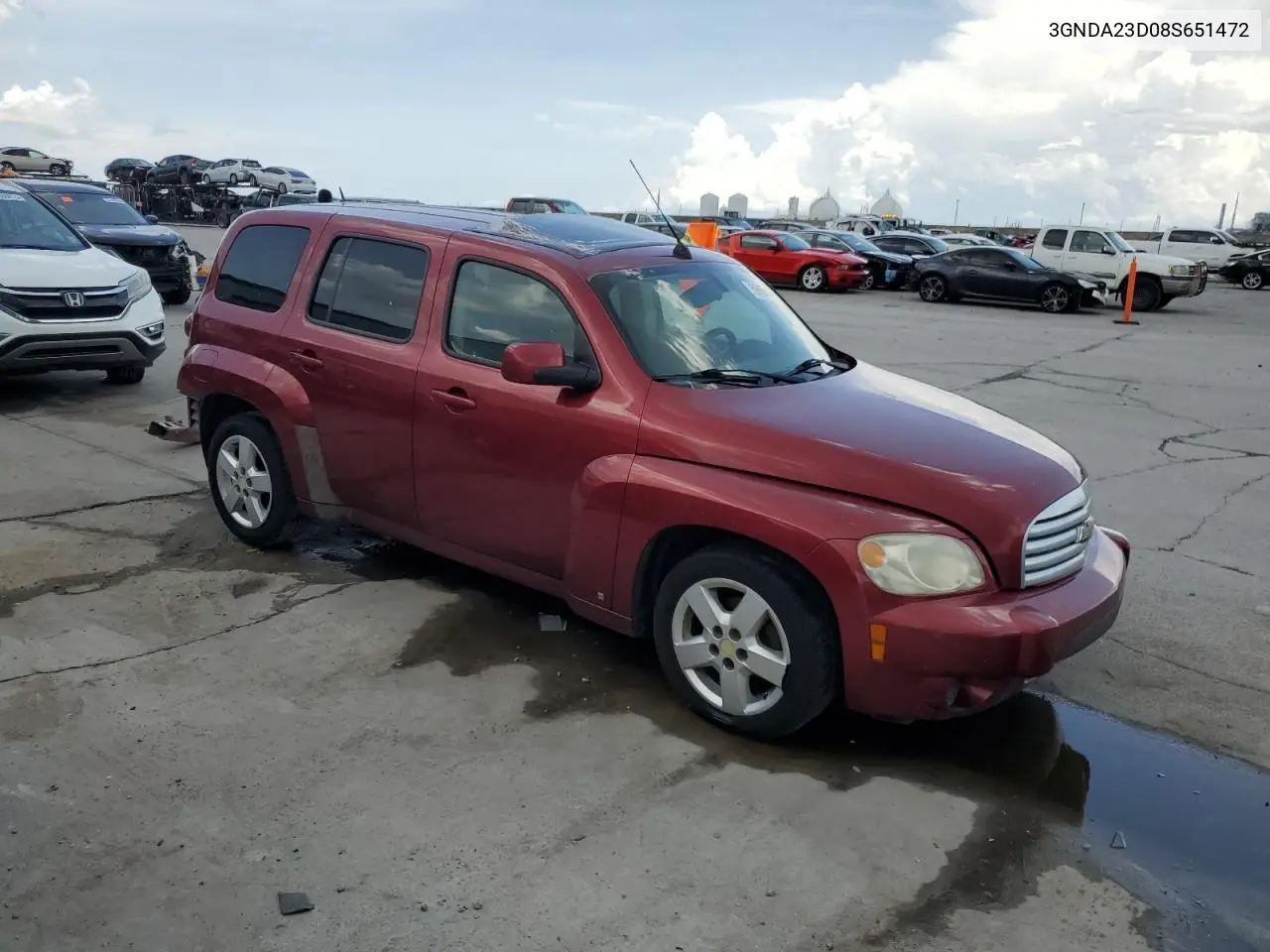 2008 Chevrolet Hhr Lt VIN: 3GNDA23D08S651472 Lot: 59699445