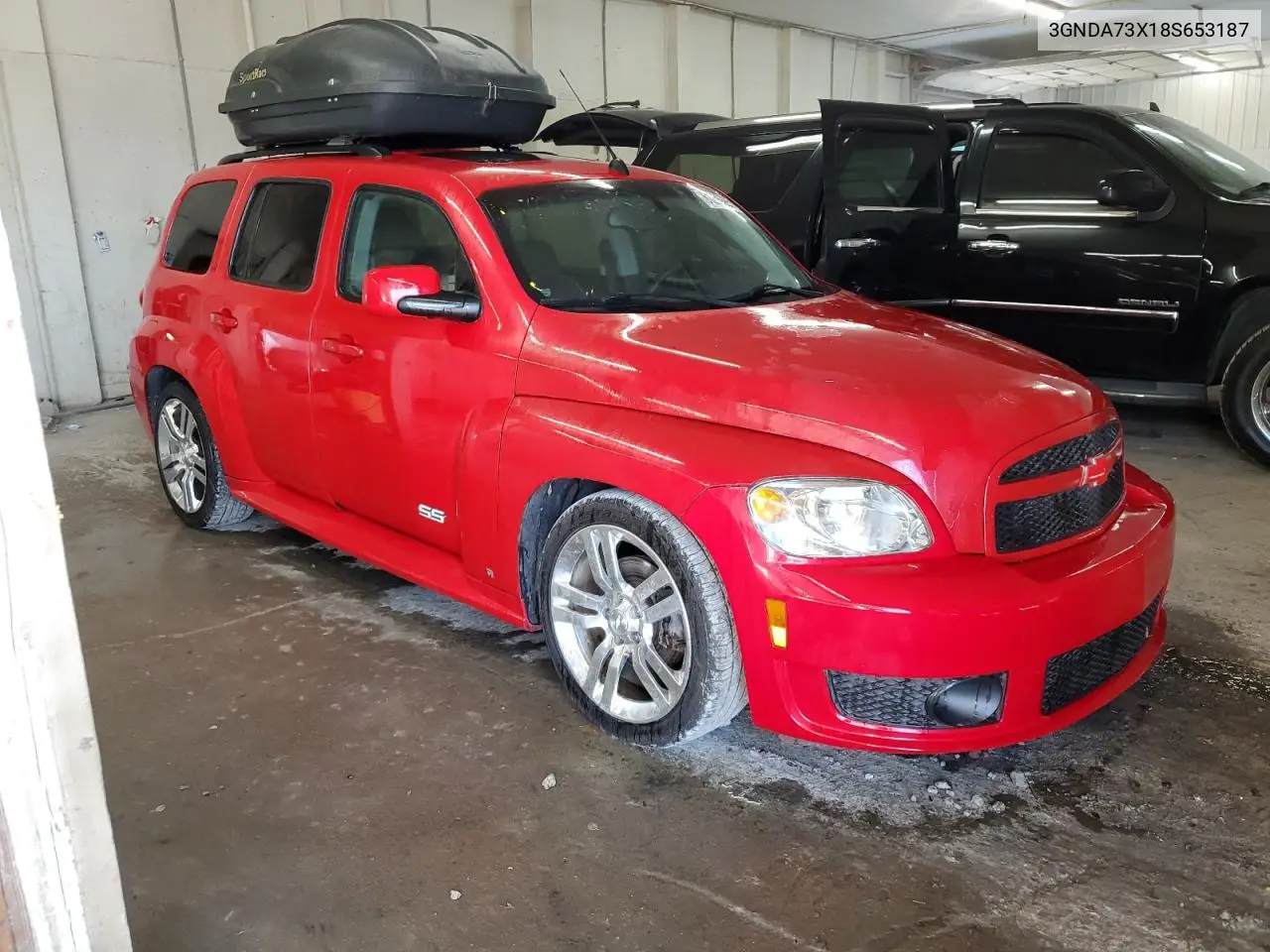 2008 Chevrolet Hhr Ss VIN: 3GNDA73X18S653187 Lot: 61256885