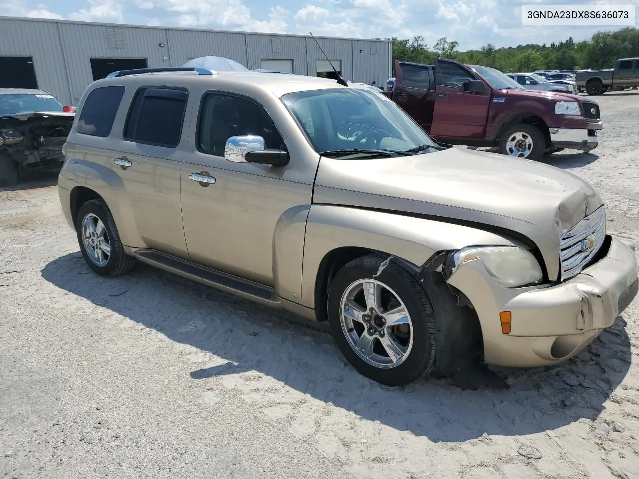 2008 Chevrolet Hhr Lt VIN: 3GNDA23DX8S636073 Lot: 62076835