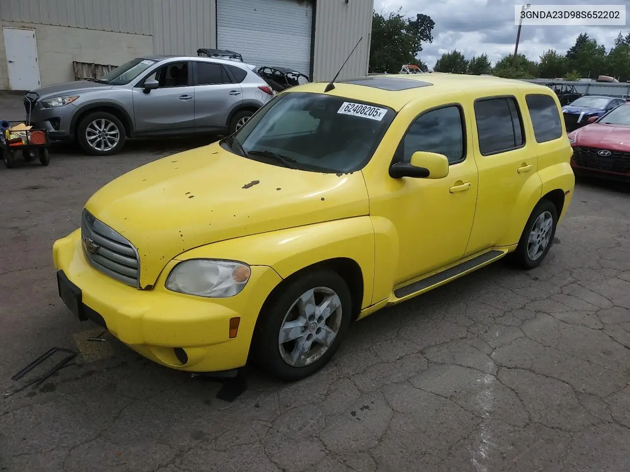 2008 Chevrolet Hhr Lt VIN: 3GNDA23D98S652202 Lot: 62408205