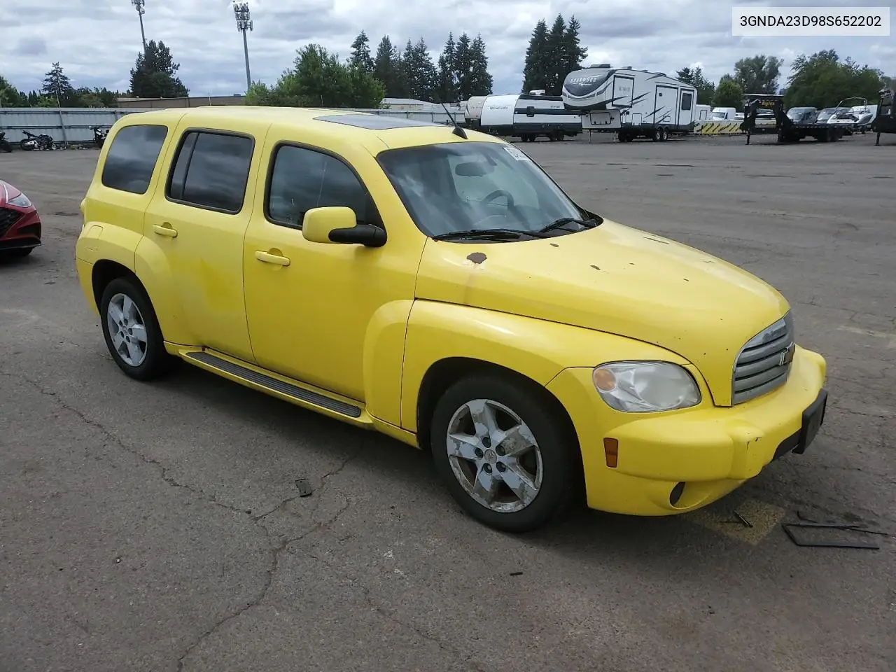 2008 Chevrolet Hhr Lt VIN: 3GNDA23D98S652202 Lot: 62408205