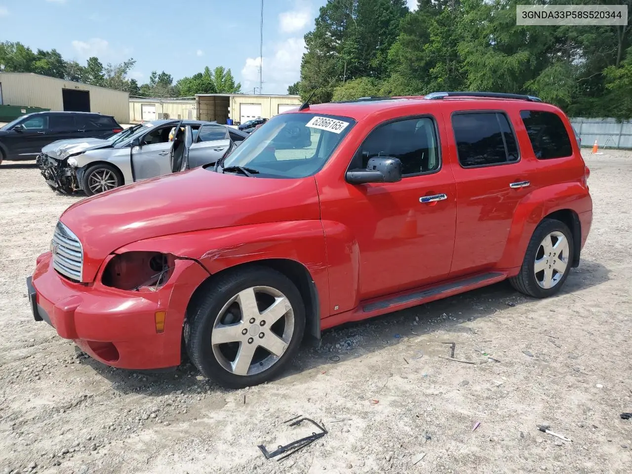 2008 Chevrolet Hhr Lt VIN: 3GNDA33P58S520344 Lot: 62866165