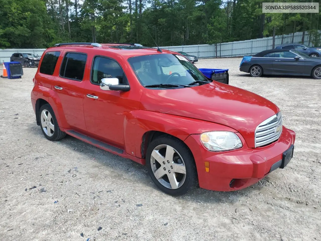 2008 Chevrolet Hhr Lt VIN: 3GNDA33P58S520344 Lot: 62866165