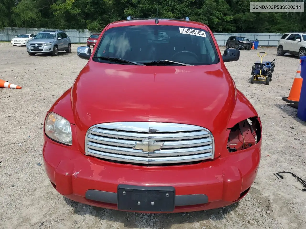 2008 Chevrolet Hhr Lt VIN: 3GNDA33P58S520344 Lot: 62866165
