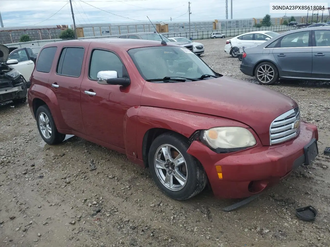 2008 Chevrolet Hhr Lt VIN: 3GNDA23PX8S618084 Lot: 62871495