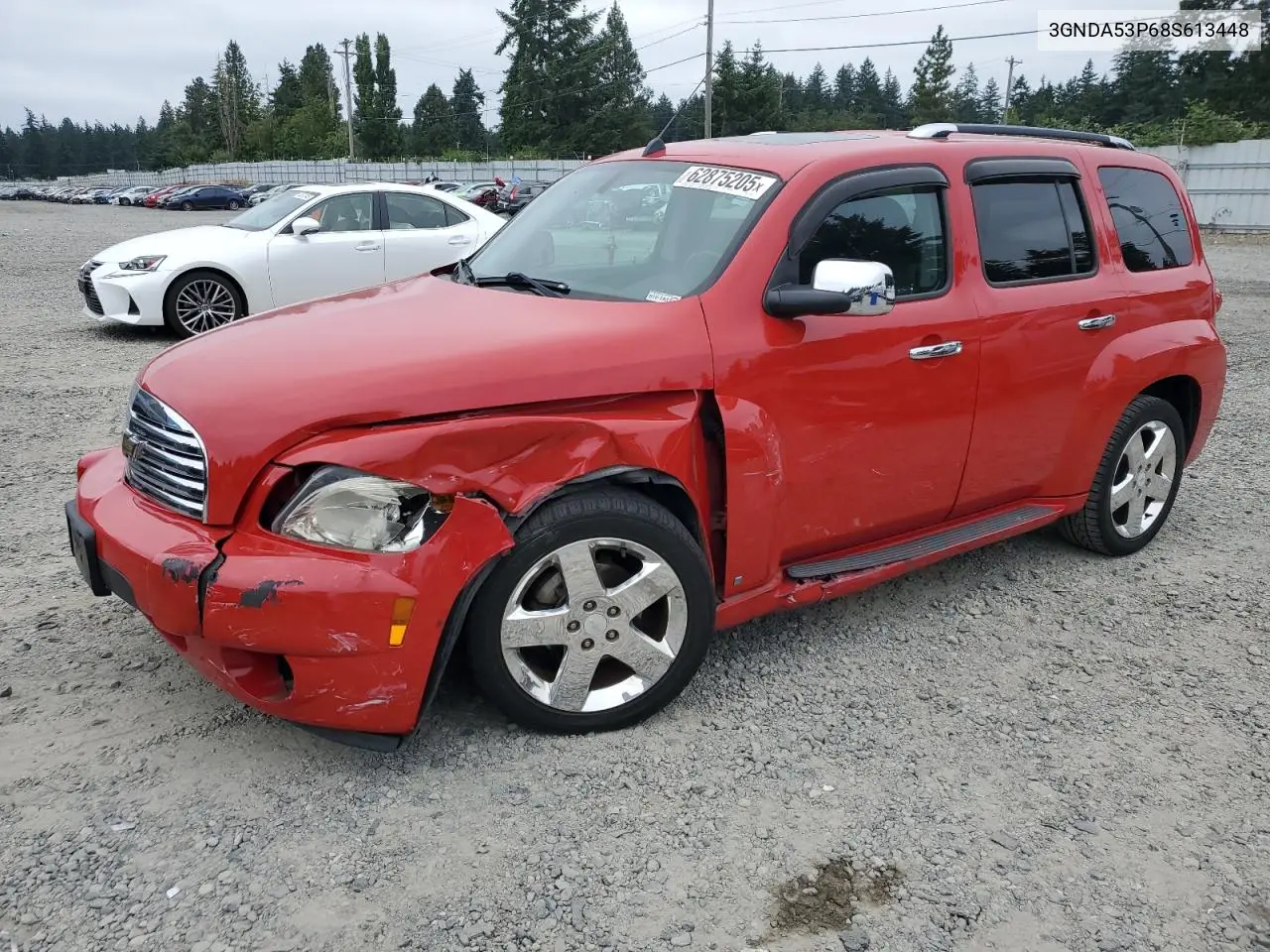 2008 Chevrolet Hhr Lt VIN: 3GNDA53P68S613448 Lot: 62875205