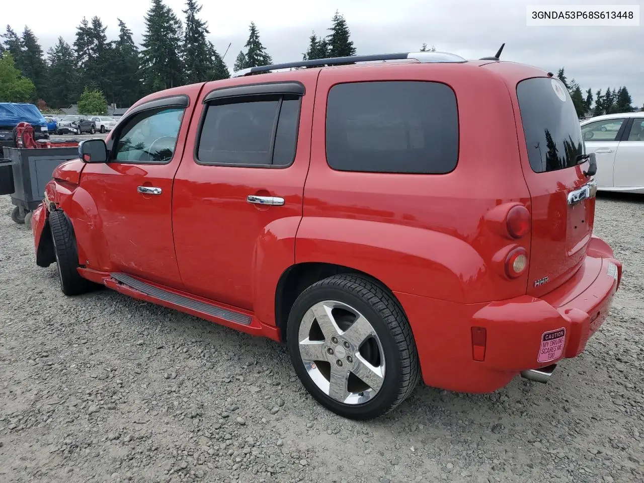 2008 Chevrolet Hhr Lt VIN: 3GNDA53P68S613448 Lot: 62875205