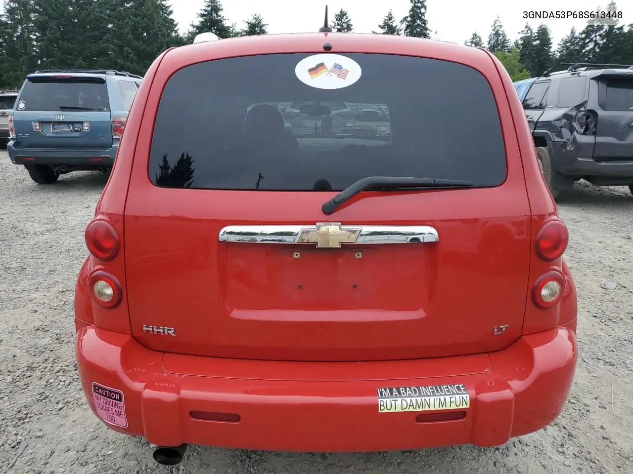 2008 Chevrolet Hhr Lt VIN: 3GNDA53P68S613448 Lot: 62875205