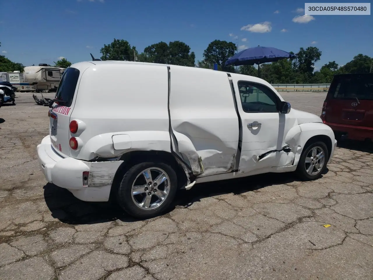 2008 Chevrolet Hhr Panel Lt VIN: 3GCDA05P48S570480 Lot: 62893915