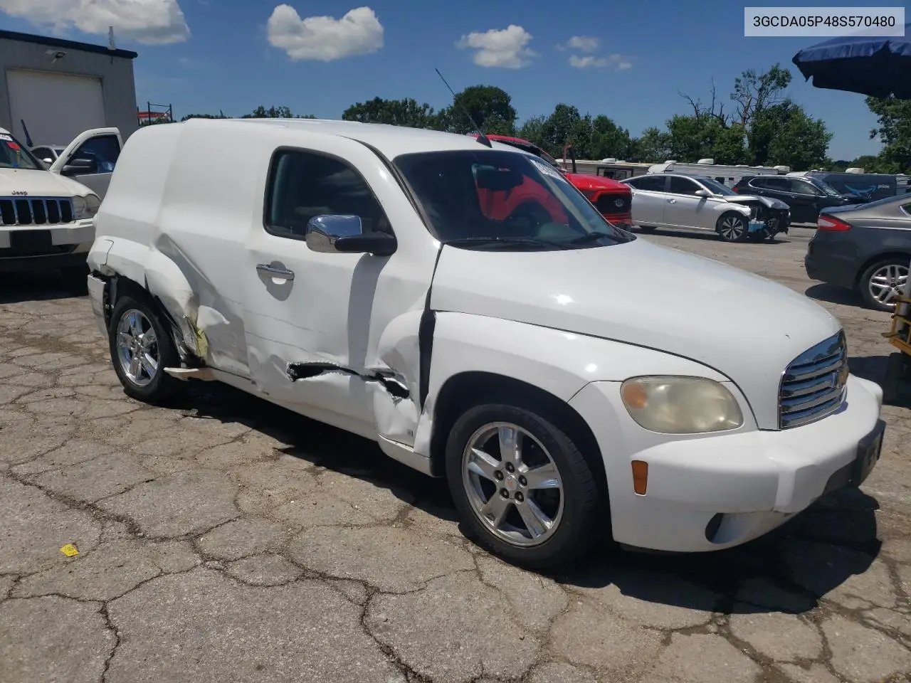 2008 Chevrolet Hhr Panel Lt VIN: 3GCDA05P48S570480 Lot: 62893915