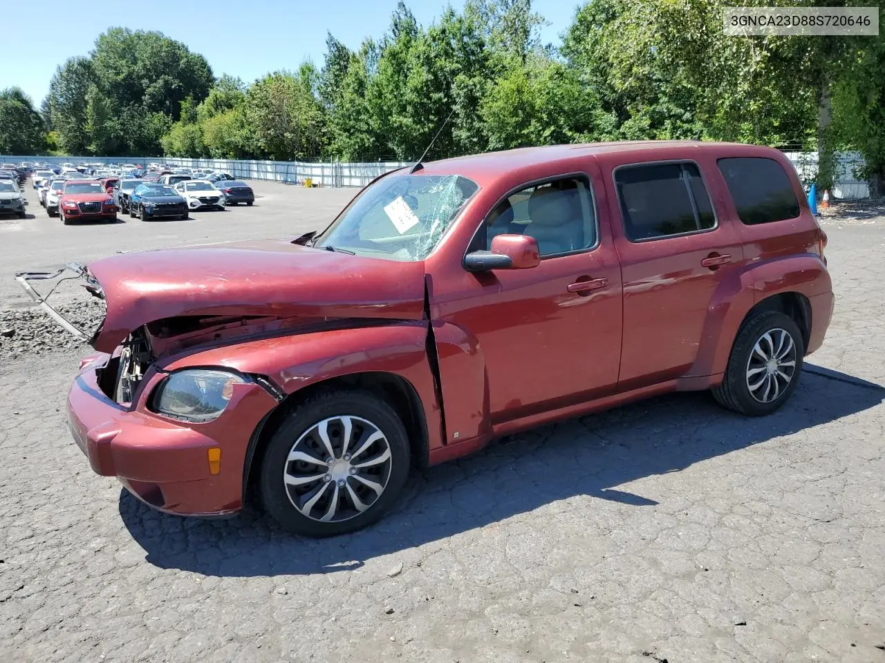 2008 Chevrolet Hhr Lt VIN: 3GNCA23D88S720646 Lot: 63111385