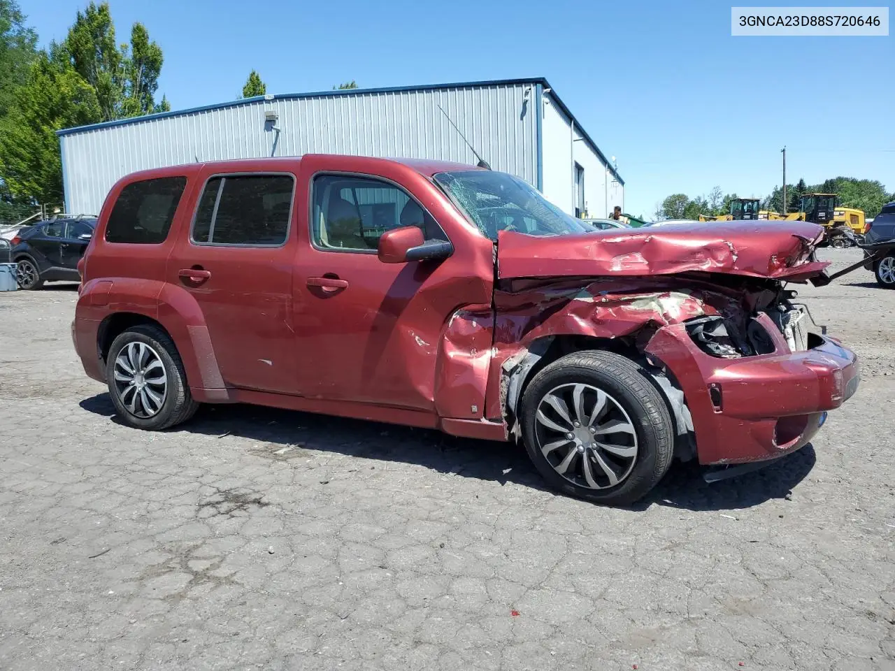 2008 Chevrolet Hhr Lt VIN: 3GNCA23D88S720646 Lot: 63111385