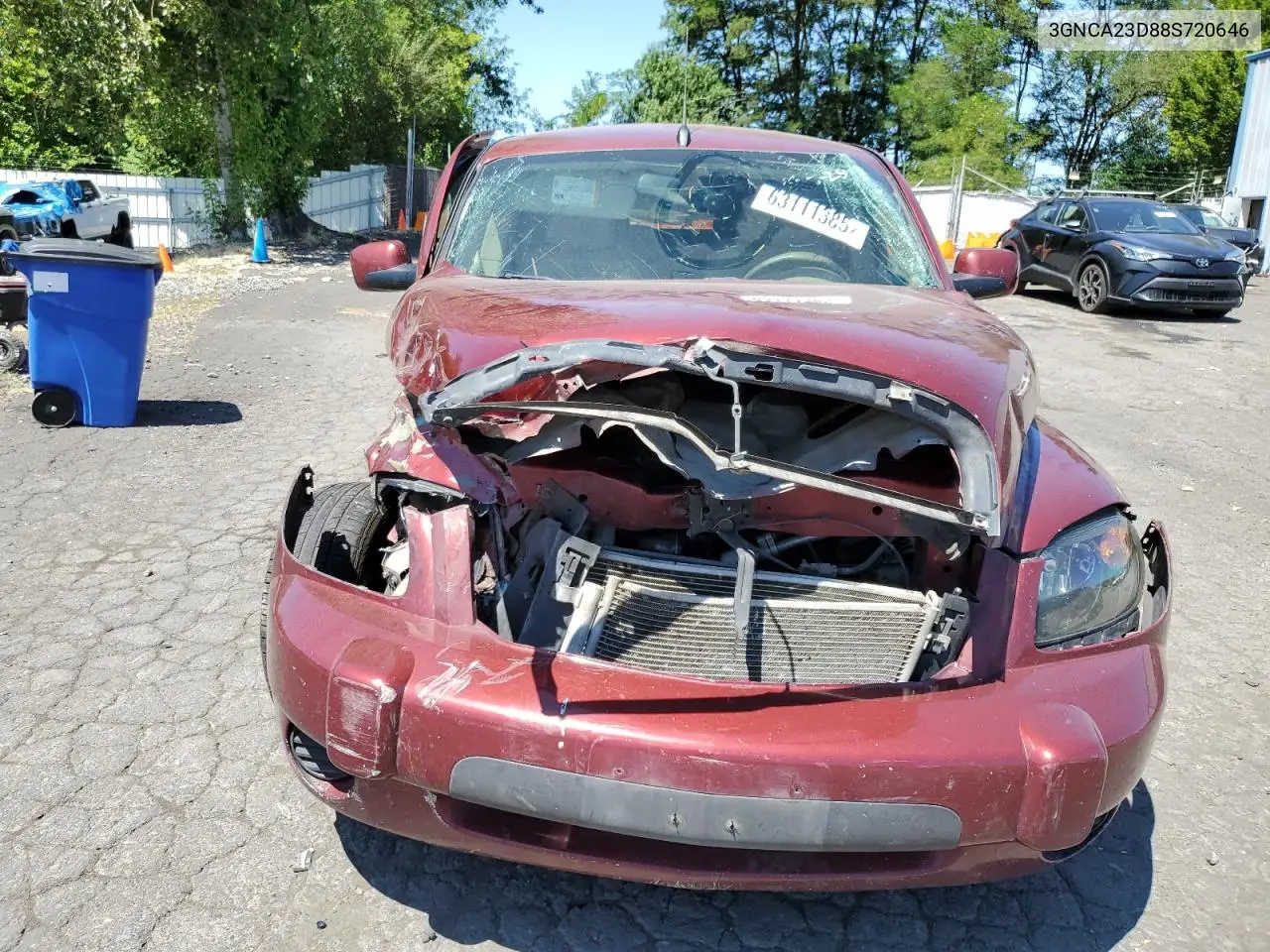 2008 Chevrolet Hhr Lt VIN: 3GNCA23D88S720646 Lot: 63111385