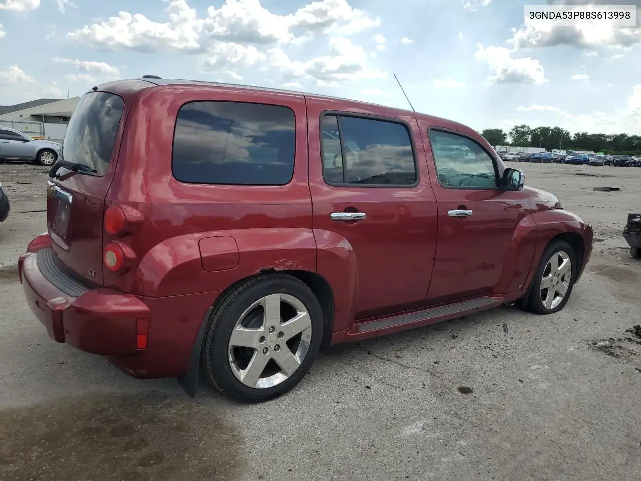 2008 Chevrolet Hhr Lt VIN: 3GNDA53P88S613998 Lot: 63441565