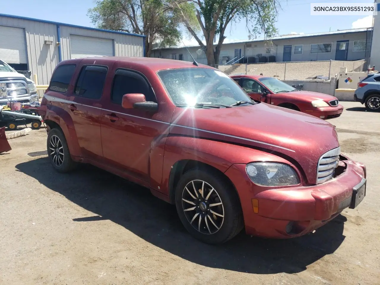 2009 Chevrolet Hhr Lt VIN: 3GNCA23BX9S551293 Lot: 56493295