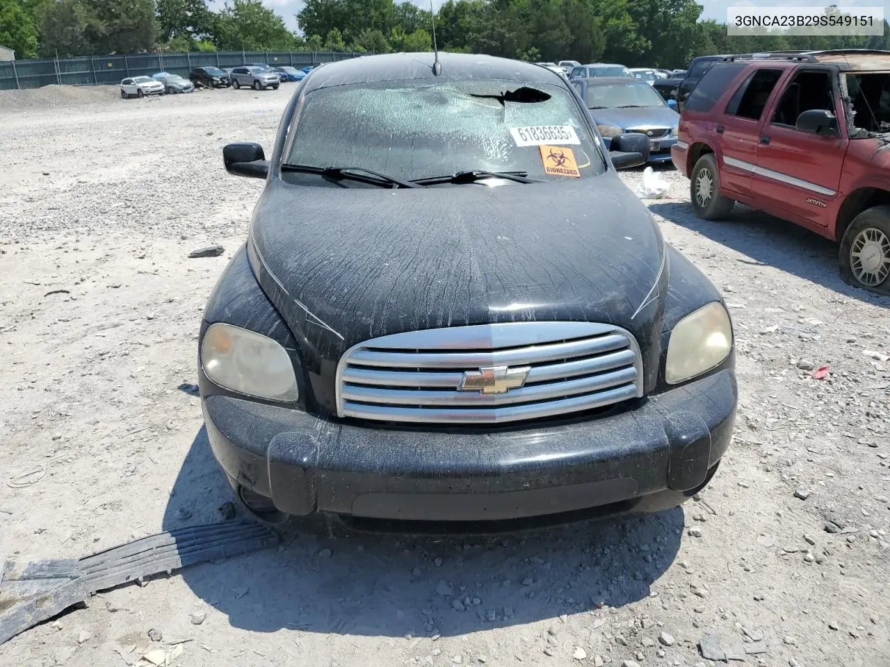 2009 Chevrolet Hhr Lt VIN: 3GNCA23B29S549151 Lot: 61836635