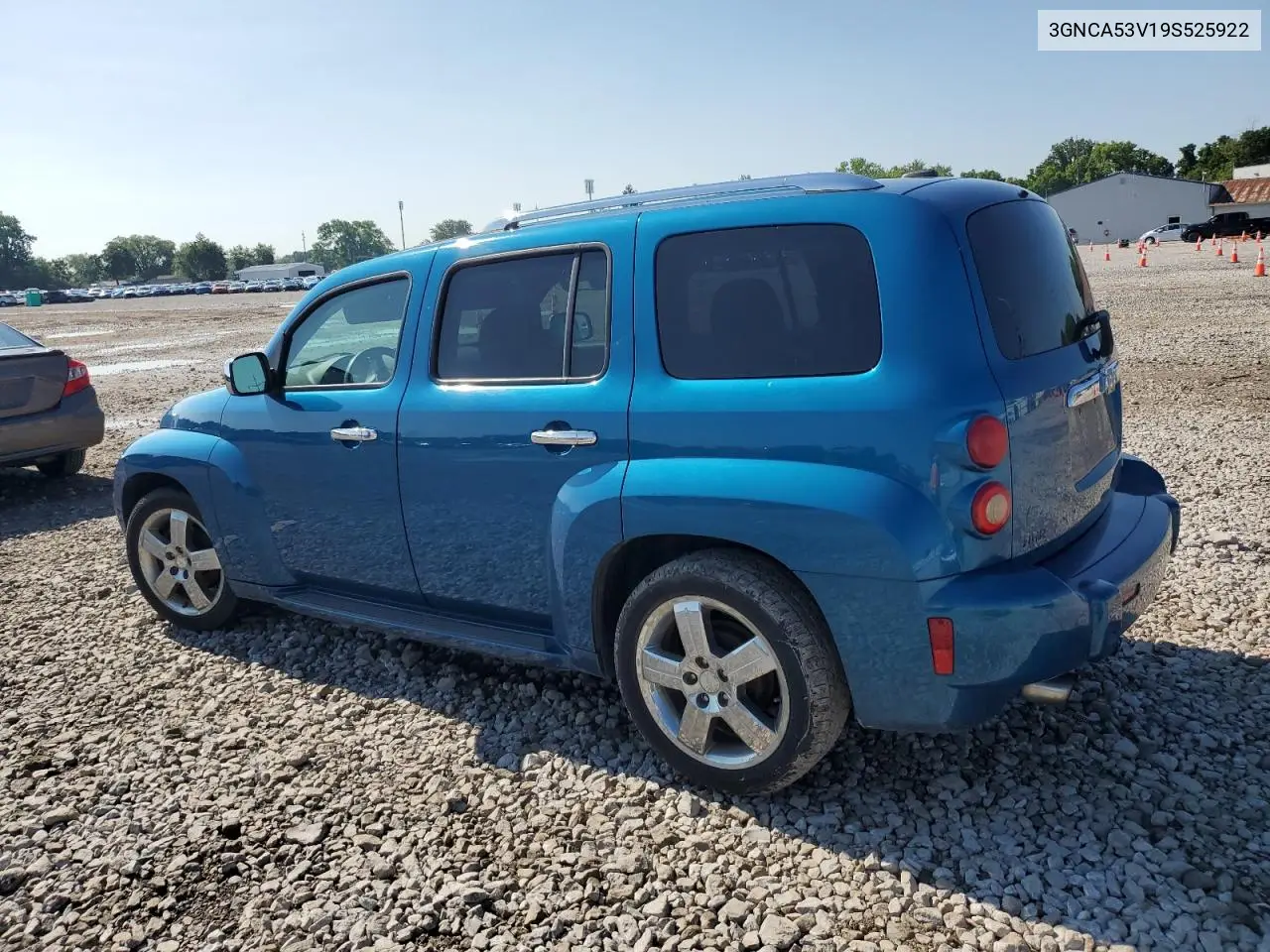 2009 Chevrolet Hhr Lt VIN: 3GNCA53V19S525922 Lot: 63428195