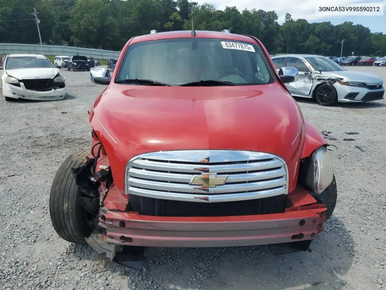 2009 Chevrolet Hhr Lt VIN: 3GNCA53V99S590212 Lot: 63477875