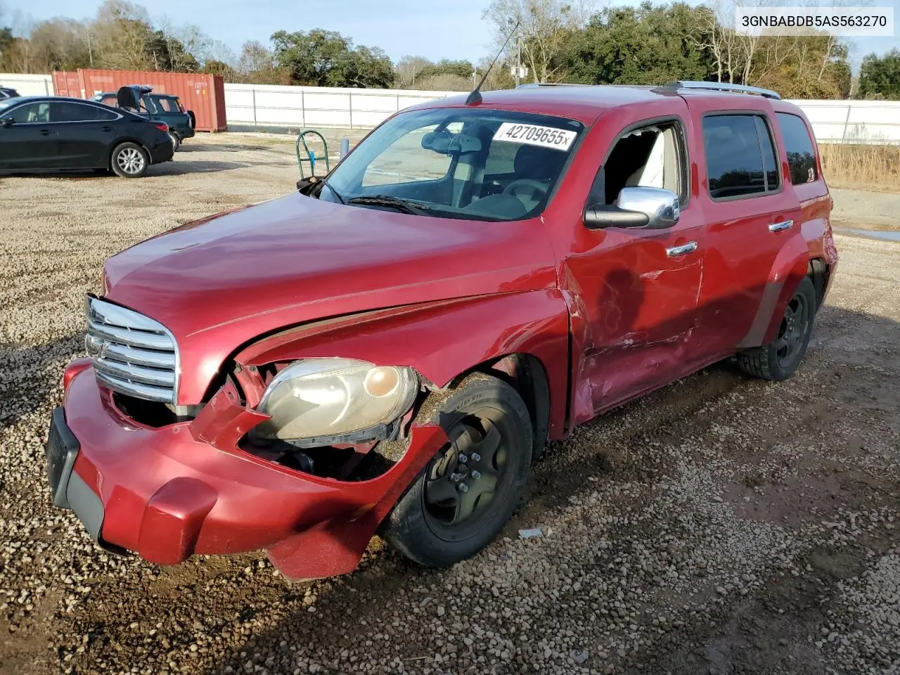 2010 Chevrolet Hhr Lt VIN: 3GNBABDB5AS563270 Lot: 51599475