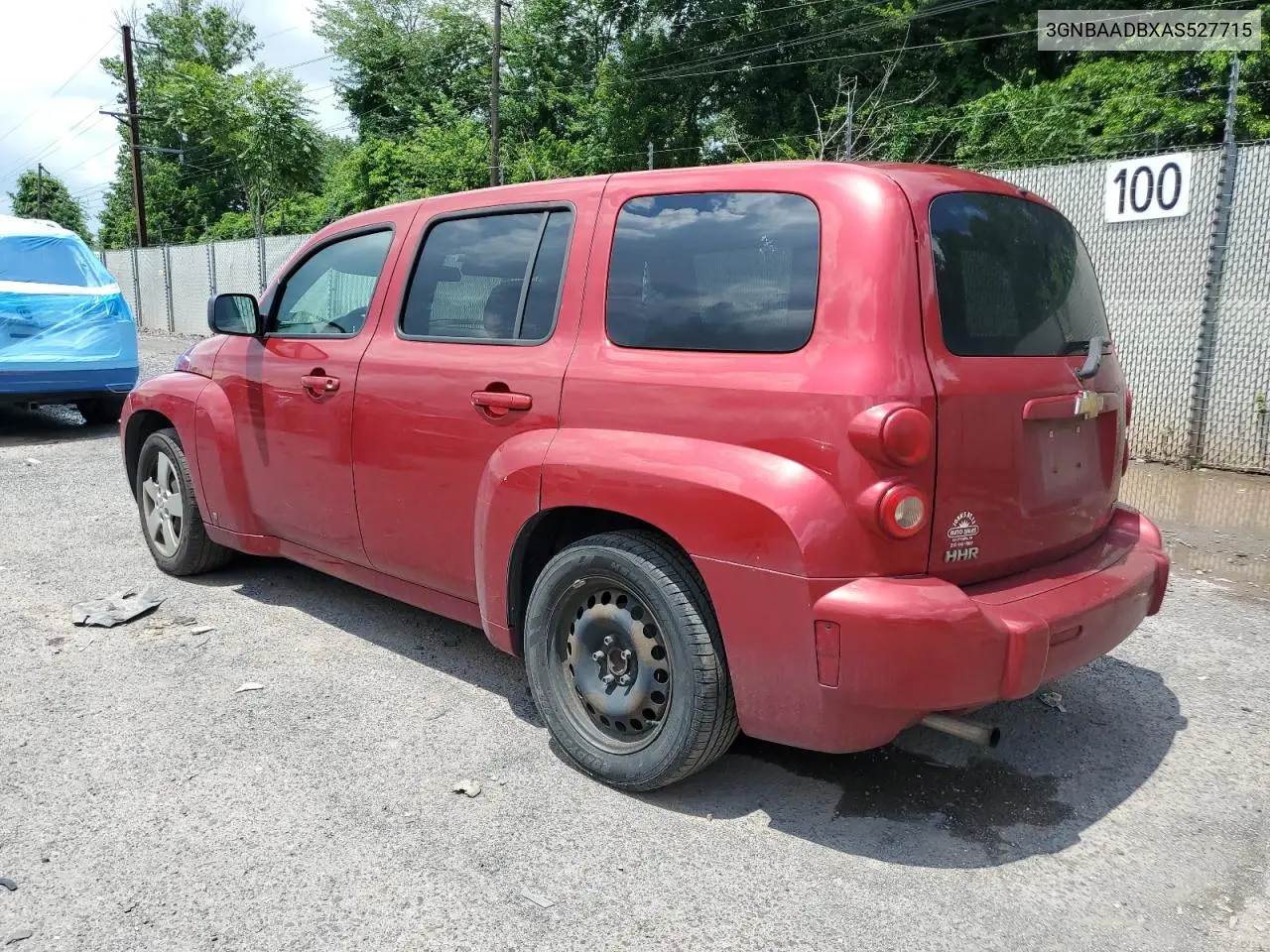 2010 Chevrolet Hhr Ls VIN: 3GNBAADBXAS527715 Lot: 62274955