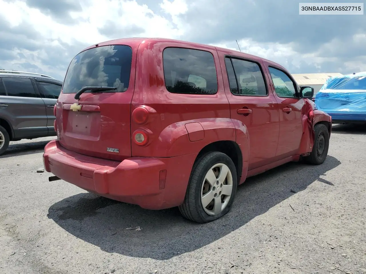 2010 Chevrolet Hhr Ls VIN: 3GNBAADBXAS527715 Lot: 62274955