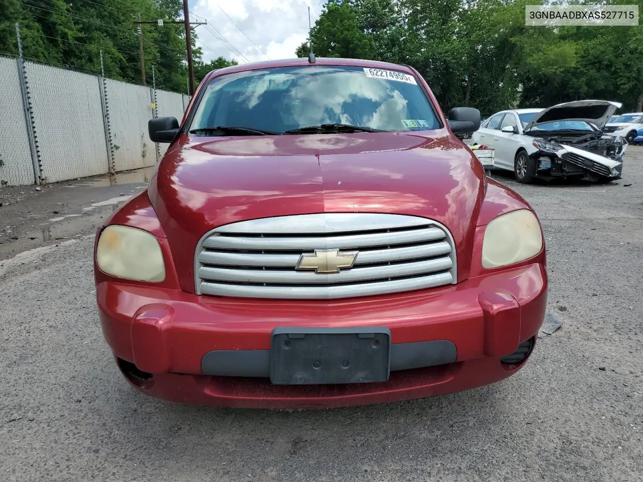2010 Chevrolet Hhr Ls VIN: 3GNBAADBXAS527715 Lot: 62274955