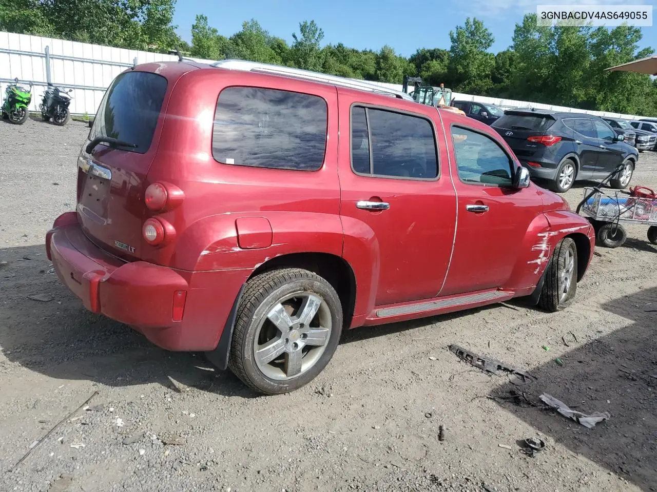 2010 Chevrolet Hhr Lt VIN: 3GNBACDV4AS649055 Lot: 62869855