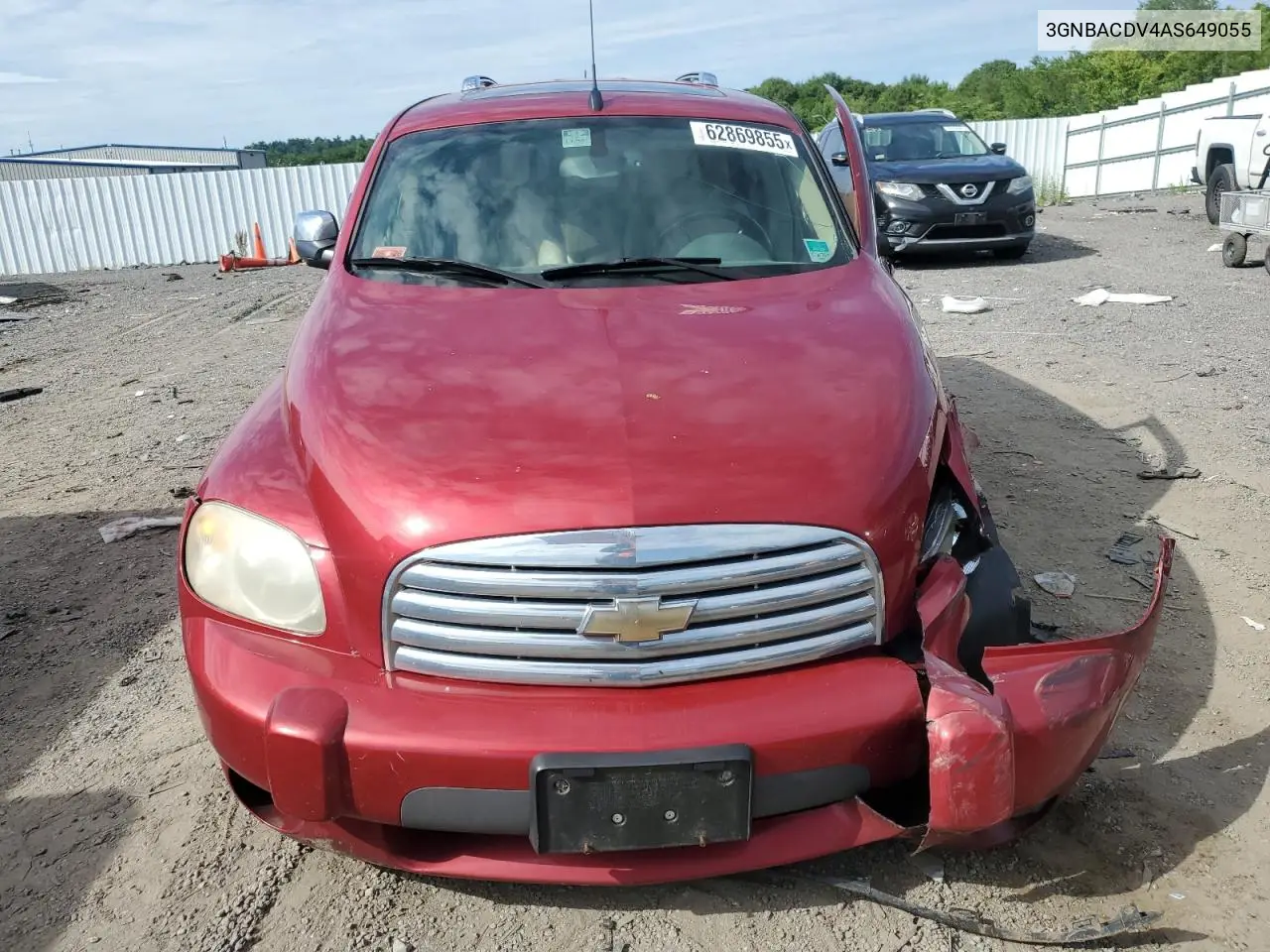 2010 Chevrolet Hhr Lt VIN: 3GNBACDV4AS649055 Lot: 62869855