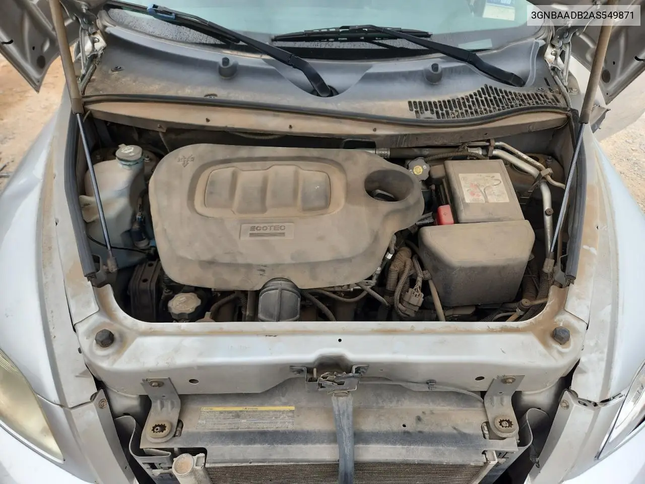2010 Chevrolet Hhr Ls VIN: 3GNBAADB2AS549871 Lot: 62937325