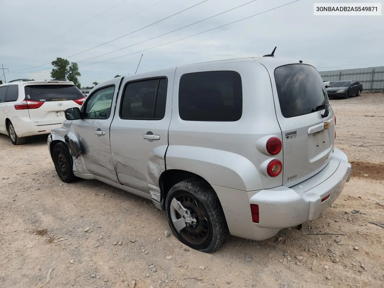 2010 Chevrolet Hhr Ls VIN: 3GNBAADB2AS549871 Lot: 62937325