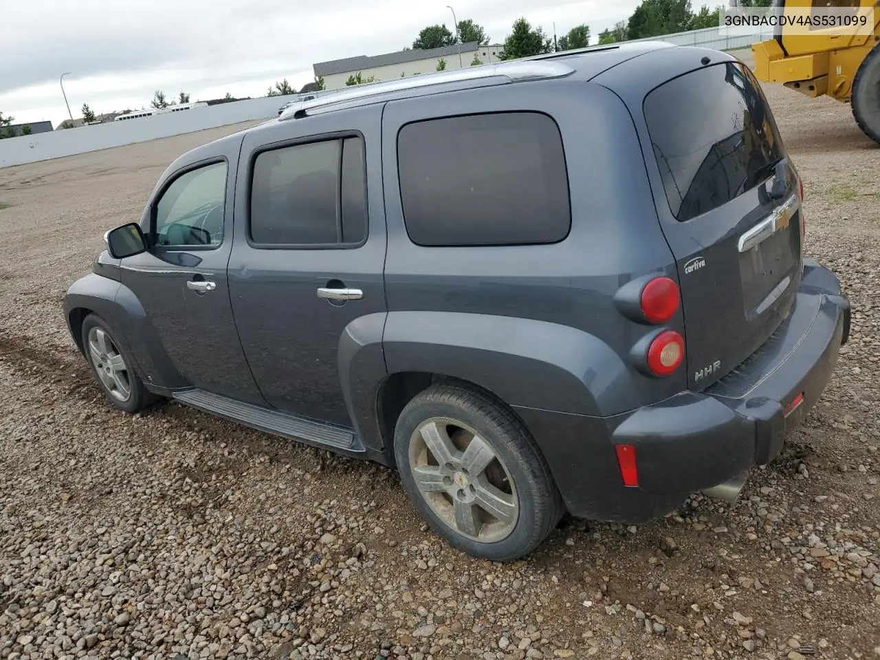 2010 Chevrolet Hhr Lt VIN: 3GNBACDV4AS531099 Lot: 65652685